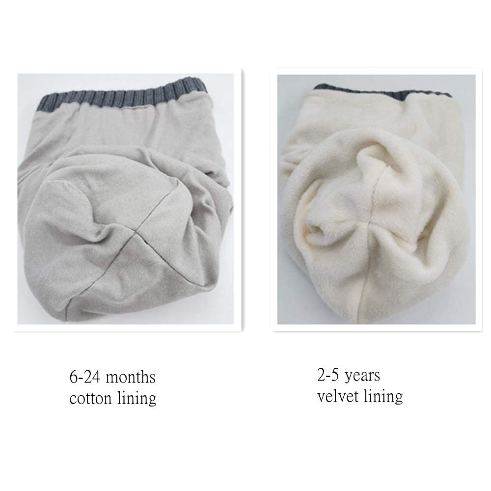 Baby Girls Boys Winter Hat Scarf Earflap Hood Scarves Toddler Kids (Grey-1, 2-5T)