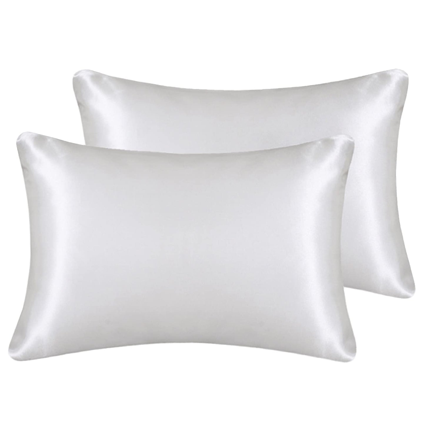 Lcbd Silky Satin Toddler Pillowcases Set Of 2, Super Soft Travel Pillow Covers, Small Kids Pillow Cases With Envelope Closure, 1