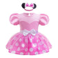 Dressy Daisy Infant Baby Girl Princess Polka Dot Onesie Romper Halloween Costume Bodysuit with Headband Size 18-24 months