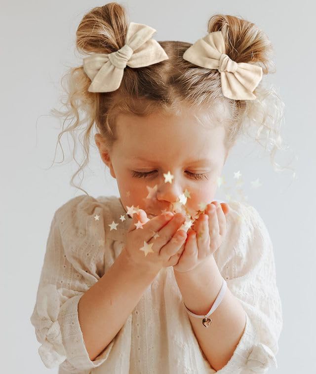 Niceye 24 Pack Baby Girl Hair Clips Set, Hair Bows Barrettes Handmade Accessories Alligator Clip For Babies Infant Toddlers Kids