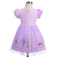 Dressy Daisy Princess Dress Up Clothes Halloween Fancy Party Tulle Skirt Summer Outfit For Toddler Girls Size 4T, Style 17