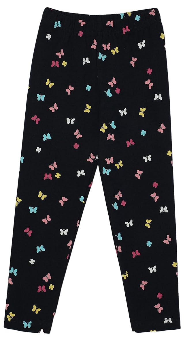 Max Girls Printed FullLength Leggings (S24CLG05NAVY)_78Y