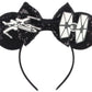 Clgift Ears, Black Mouse Ears, Darth Vader, Mickey Ears (Red)