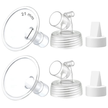 Maymom Myfit Flange Set 21Mm Shield Widemouth Connector Duckbill Compatible W Spectra S2 Spectra S1 Pump Not Original Spectra S2