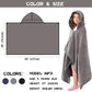 Hiturbo Kids Hooded Bath Towel: 100% Cotton Soft Thick Absorbent Towels Wrap - 50'X30' Shower Beach Pool Wearable Blanket For