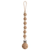 Mushie 100% Silicone Baby Pacifier Clip Bpa Free | Luna (Faux Wood)
