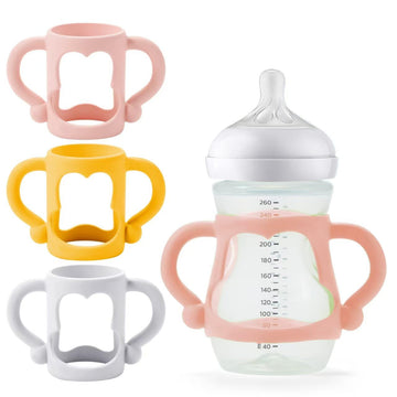 Vanpet Baby Bottle Handles For Avent Natural, Easy-Grip Transitional Sippy Cup Handles, Compatible With Philips Avent Natural Ba