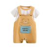 Bold N Elegant KidS Cartoon Stripe Print Cotton Polo TShirt With Dungaree For Boys & Girls (Multicolor, 18 Months24 Months)
