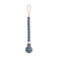 mushie 100% Silicone Baby Pacifier Clip BPA Free | Hera (Tradewinds)