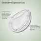 Haakaa Shell Wearable Hands-Free Manual Breast Pump/Milk Collector (2.5 Oz/75 Ml, 4 Oz/120 Ml) - Medical-Grade Silicone - Compac