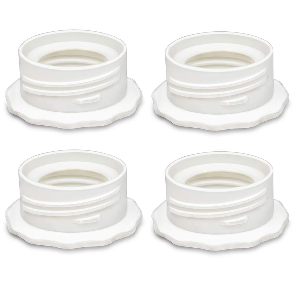 Pumpmom-Us Pump Bottle Adapter, Baby Bottle Thread Changer Converter For Spectra S1 S2 Wide Mouth Flanges To Use Standard Sized
