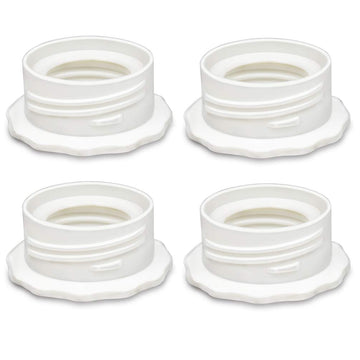 Pumpmom-Us Pump Bottle Adapter, Baby Bottle Thread Changer Converter For Spectra S1 S2 Wide Mouth Flanges To Use Standard Sized