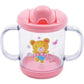 Childchic 350 Ml Stainless Steel Kids Sipper/Vacuum Hot & Cold Water Bottle | Anti Spill Sippy Cup With Soft Silicone Straw Bpa 