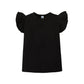 Zfzdren 12M-7Y Toddler Baby Girls T Shirt Solid Color Blouse Ruffle Top Cotton Basic Tees Plain Shirt (5-6 Years, A048)