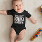 Tstars Straight Outta Mommy Newborn Girl Boy Outfits New Mom Gifts Funny Baby Bodysuit Newborn Black