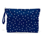 Fokongna Travel Makeup Bag - Zipper Pouch for Women, Sister, Friends - Beach, Pool, Yoga, Gym Clothes, Swimsuit, Diapers - Ocean