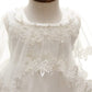 3Pcs Set Baby Girl Dress Christening Baptism Gowns Formal Dress