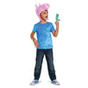 George Pig Costume For Boys, Official Nick Jr Character Top And Hat, Classic Toddler Size Small (2T) Multicolored