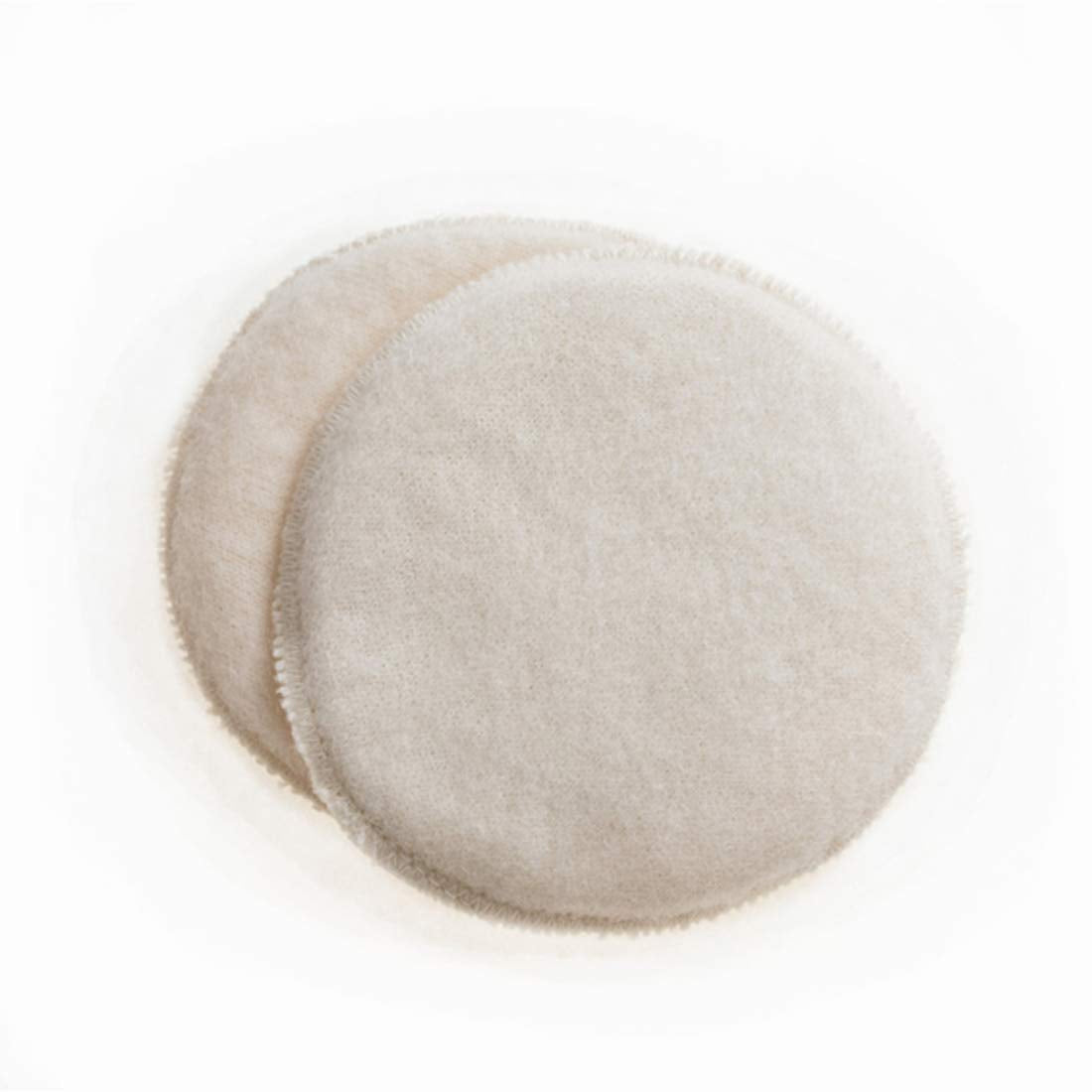 Soothingly Soft Merino Wool Nursing Pads, Style Softline, Extra Thickness, 5 In. Diameter (Xs)