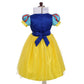 Dressy Daisy Toddler Little Girls' Princess Costume With Accessories Fancy Dresses Up Halloween Party With Gold Threads Size 4T