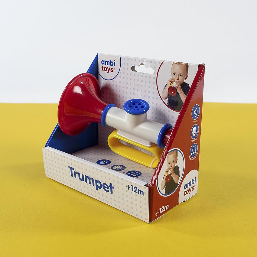 Galt Ambi Toys, Trumpet, Musical Baby Toys, Ages 12 Months+