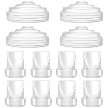 8Pcs Duckbill Valves And 4Pcs Silicone Diaphragm Compatible With Momcozy M5, Replacement M5 Pump Parts Accessories Made By Tbuym
