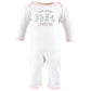 Hudson Baby Unisex Baby Cotton Coveralls, Some Bunny, 6-9 Months