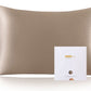 Zimasilk 100% Mulberry Silk Pillowcase For Hair And Skin,With Hidden Zipper,Both Side 19 Momme Silk, 1Pc (Body 20'X54', Taupe)