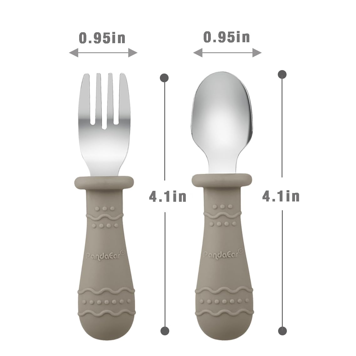 Pandaear 9 Pcs Toddler Plates And Utensils Set, 3 Pack Suction Plates For Toddler With 3 Spoons 3 Forks, Silicone Baby Feeding S