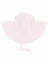Rufflebutts Baby/Toddler Girls Pink Striped Seersucker Swim Hat - 12M-2T