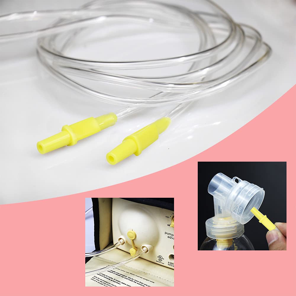 Pump In Style Tubing X4, Spare And Replacement Tubing For Medela Pump In Style Advanced Breast Pump - Bpa Free (4 Pc)