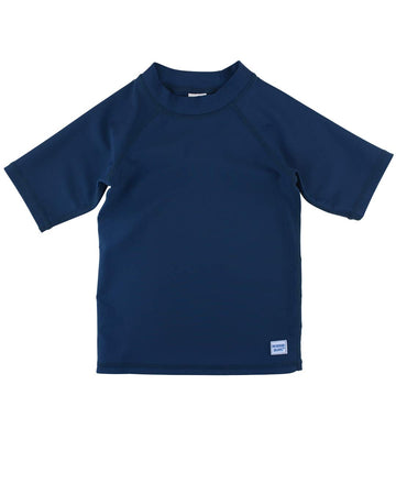 Ruggedbutts Baby/Toddler Boys Navy Short Sleeve Rash Guard - 12-18M