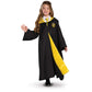 Disguise Harry Potter Hufflepuff Robe Deluxe Children'S Costume Accessory, Black & Yellow, Kids Size Small (4-6)