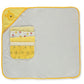 Cudlie Accessories Disney Baby Winnie The Pooh Hooded Towel With 5 Piece Washcloth Set, Honey Collector Print, Gs71798, Yellow