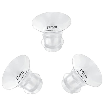 17Mm Flange Inserts Compatible With Momcozy S12 Pro/S9 Pro /M5/M9/Medela/Tsrete Wearable Breast Pump,Suitable Spectra S1/S2, Red