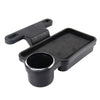 Furret Car Cup Holder Tray Phone Mount Back Seat Organizer 90Degree Foldable Storage Dining Table Interior Black