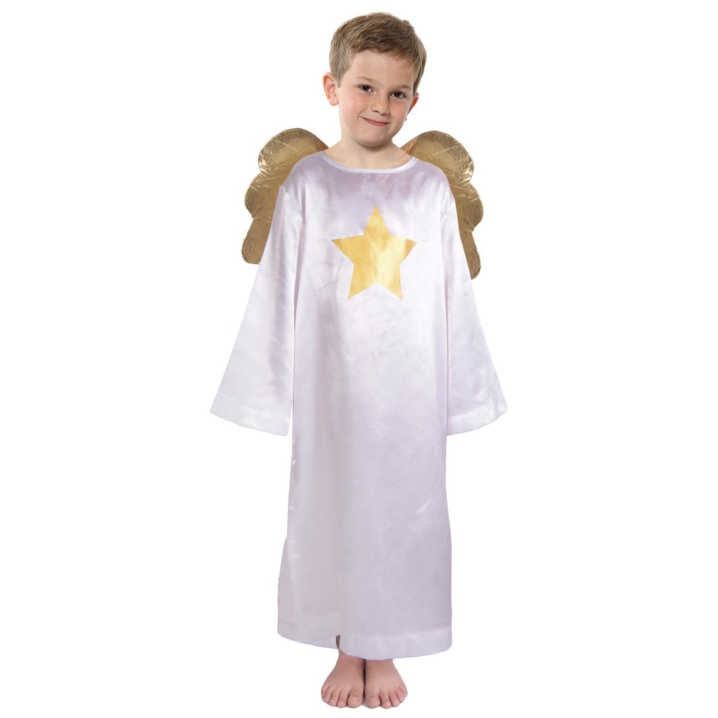A2Z 4 Kids Boys Angel Costume Xmas Nativity Angel Roleplay Christmas Play Dress - Boy Angel Costume 3-5