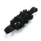 My Lello Girls Flower Headbands Toddler Fabric Beaded Trio Stretchy Elastic Pair (Black/Orange)
