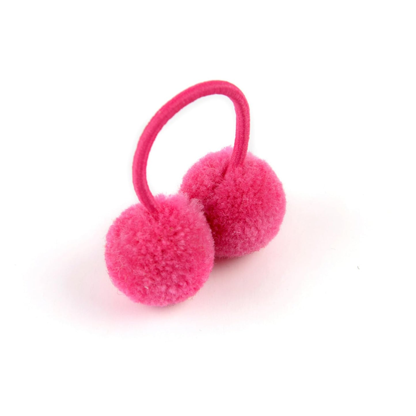 30Pcs Pom Pom Hair Ties For Baby Girls, Soft Elastics Ponytail Holders Hair Accessories For Infants Toddlers Baby Girls (Light C