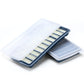 Eaasty 2 Pieces Breastmilk Storage Container Baby Food Milk Silicone Freezer Trays With Lid Breastmilk Freezer Tray Organizer Ic