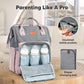 Keababies Baby Diaper Bag Backpack - Baby Bag For Boys, Girls, Waterproof Multi Function Baby Backpack, Large Diaper Bags For Ba