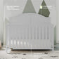 Graco Wilfred 5-In-1 Convertible Crib (White) - Greenguard Gold Certified, Converts To Toddler Bed And Full-Size Bed, Fits Stand