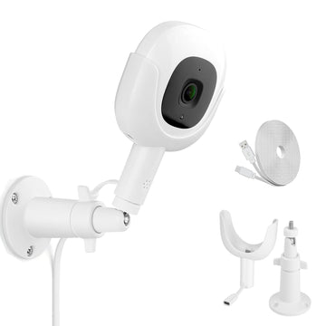 Didalo Wall Mount for Nanit Pro Baby Monitor, Adjustable Baby Monitor Charger Mount with Type-C Charging Port and 10FT Power Cab