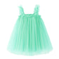 Bgfks Layered Tulle Tutu Dress For Toddler Girls,Baby Girl Rainbow Tutu Princess Skirt Set With Flower Headband.(Mint Green,3T)