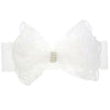 Xansema Baby Girl Lace Headband Elastic Bowknot Newborn Infant Toddlers Hairband Hair Accessories