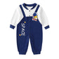Hopscotch Baby Boys Cotton Footies & Bodysuits In Blue Color For Ages (912 Months)