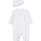 Little Me Baby Clothes & Outfits - Girls One Piece Hat & Footed Sleeper Pajamas - Newborn , Baby Bunnies