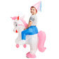 Goosh Inflatable Unicorn Costume For Kids Halloween Costumes Boys Girls 55In Funny Blow Up Costume For Halloween Party Cosplay