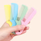 1 Pack Of 4 Round Colorful Tip Bristles Baby Cute Comb Baby Grooming For Sensitive Scalp Skin, For Nursery Newborn Infant Girl B