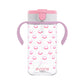 Evorie Tritan Toddler Sippy Cup With Silicone Straw, Spill-Proof Straw Water Bottle For Kids 1-4 Years Old, 10 Oz, Removable Han